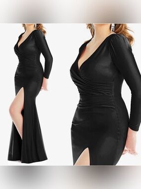 CYNTHIA & SAHAR YASMEEN • STYLE CS102 • LUXE STRETCH
SATIN Gown Size XXL